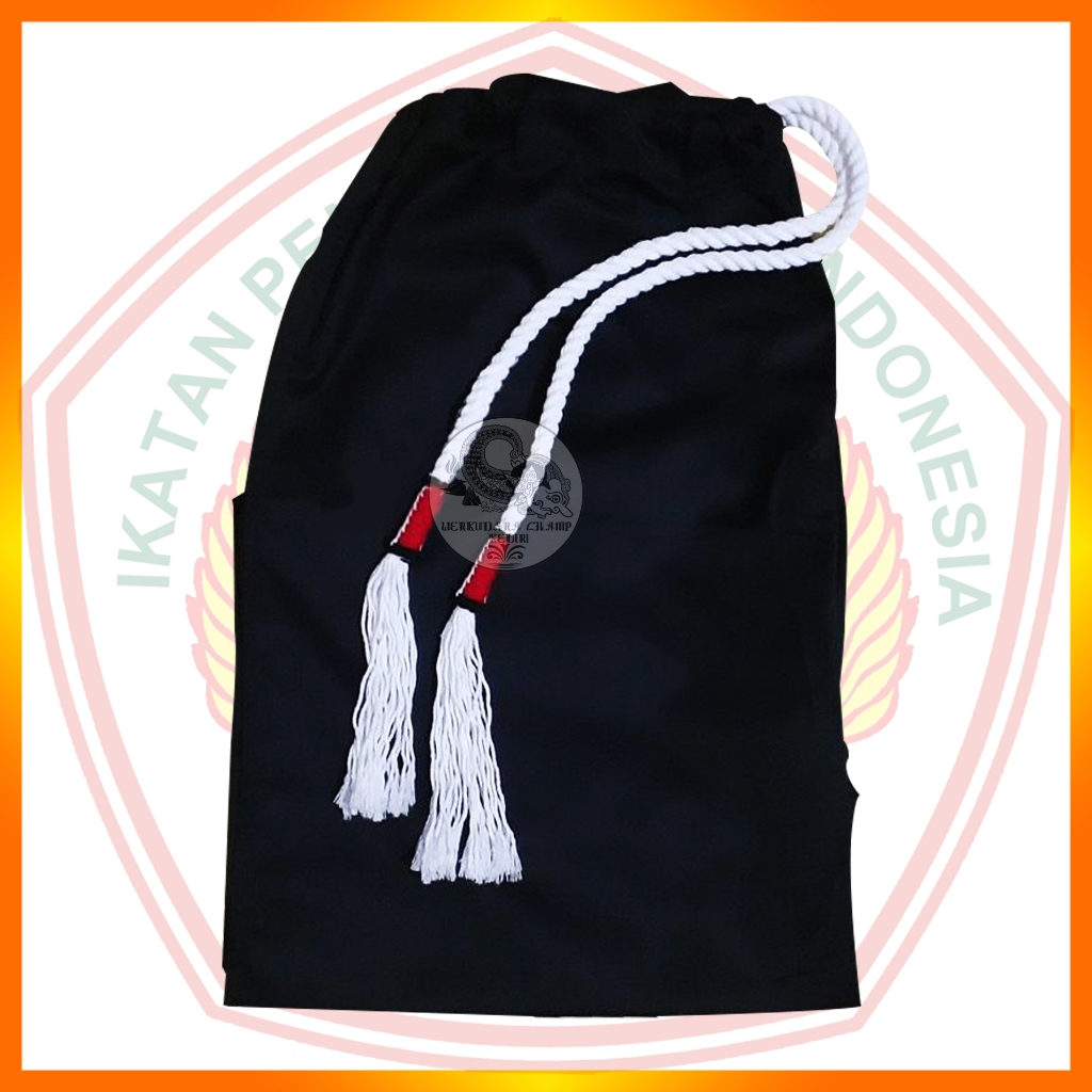 Celana Silat Hitam Model Warok Tali Premium – Seragam Beladiri Pria Wanita