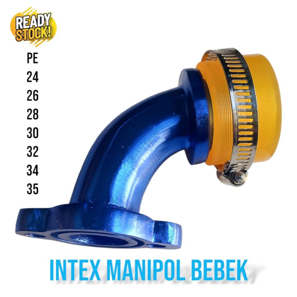 INTEK MANIPOL BEBEK MIRING  MURAH PNP KARBU PWK PE UKURAN PE 24 26 28 30 MANIPOL MIRING