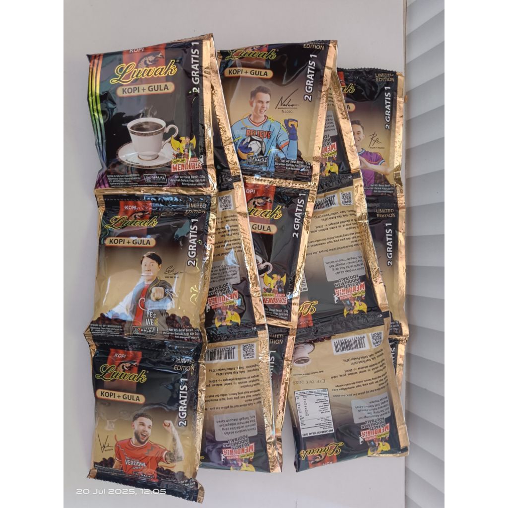 

KOPI LUWAK RENTENG KOPI+GULA 15 SACHET