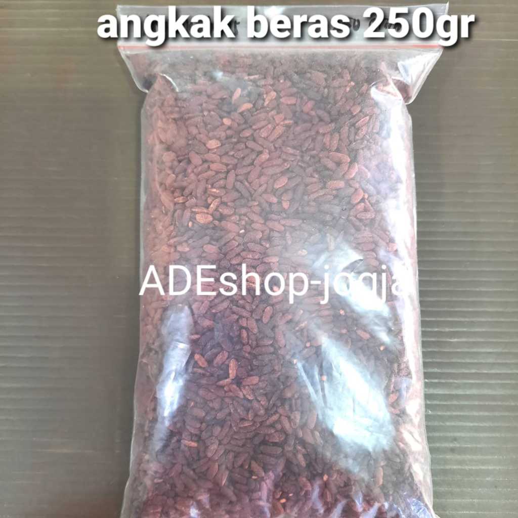 

angkak beras merah 250 gr red yeast rice hong mi qiu fung mi biji