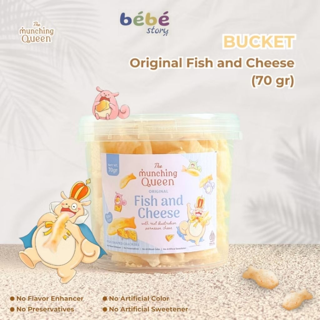 

MUNCHING QUEEN - FISH AND CHEESE / KERUPUK SIAP MAKAN