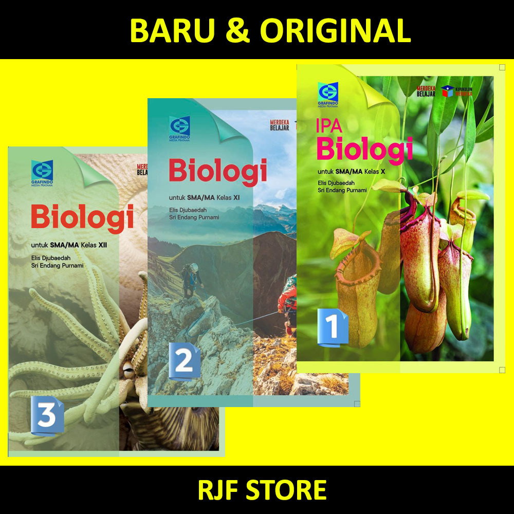 BIOLOGI SMA KURIKULUM MERDEKA KELAS 10-12 PENERBIT GRAFINDO