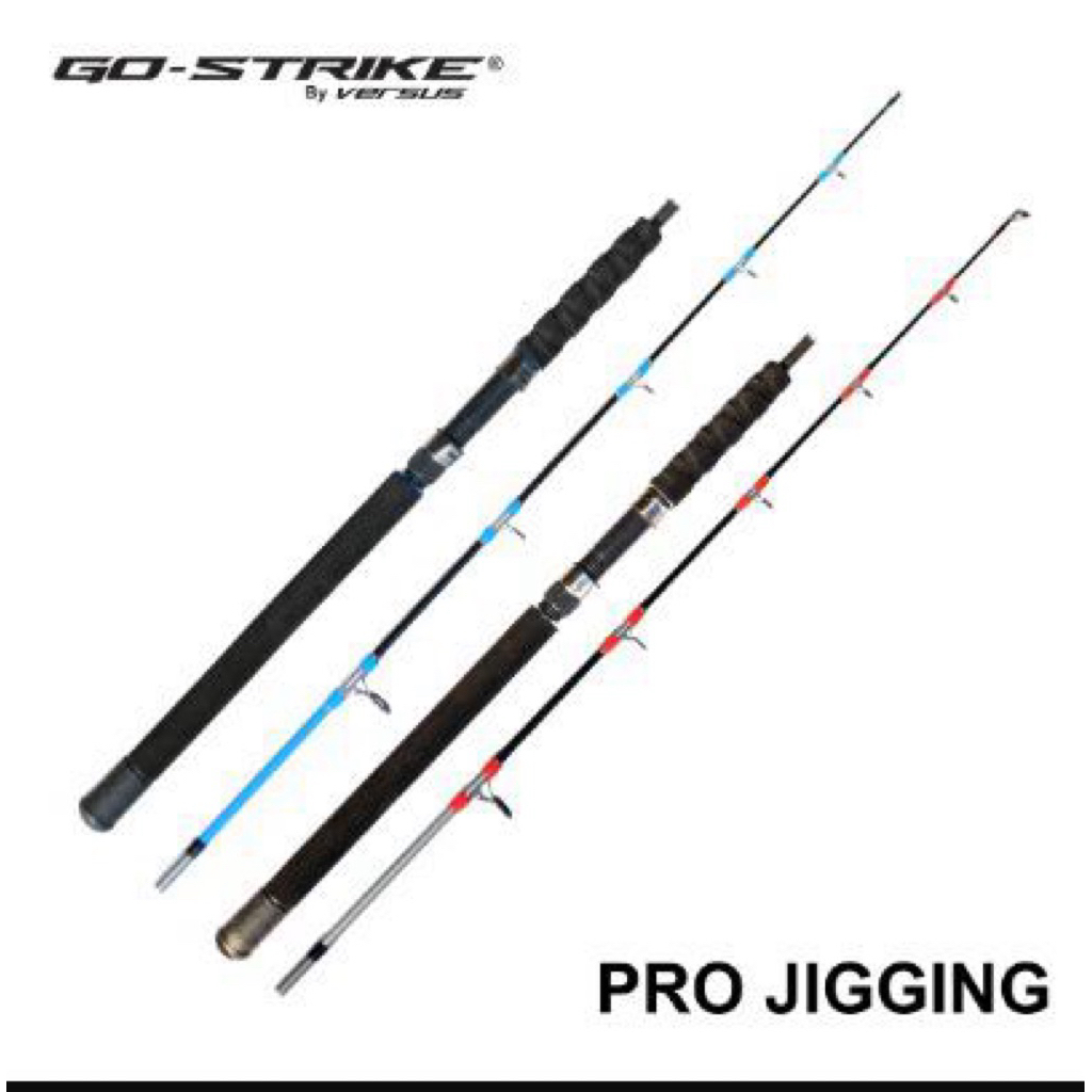 joran GO STRIKE PRO JIGGING but join top fiber solid jigging