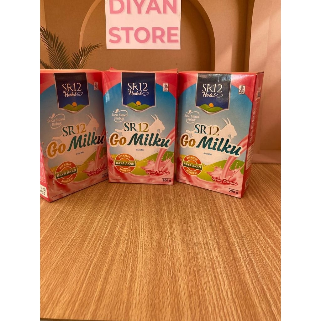 

susu gomilku stroberi sr12 200gr & 600gr
