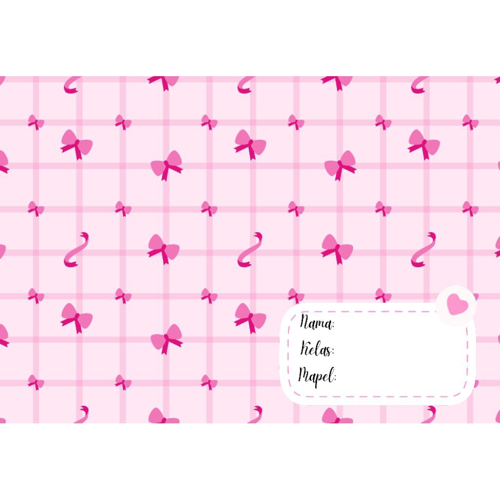 

sampul buku pink cuteee