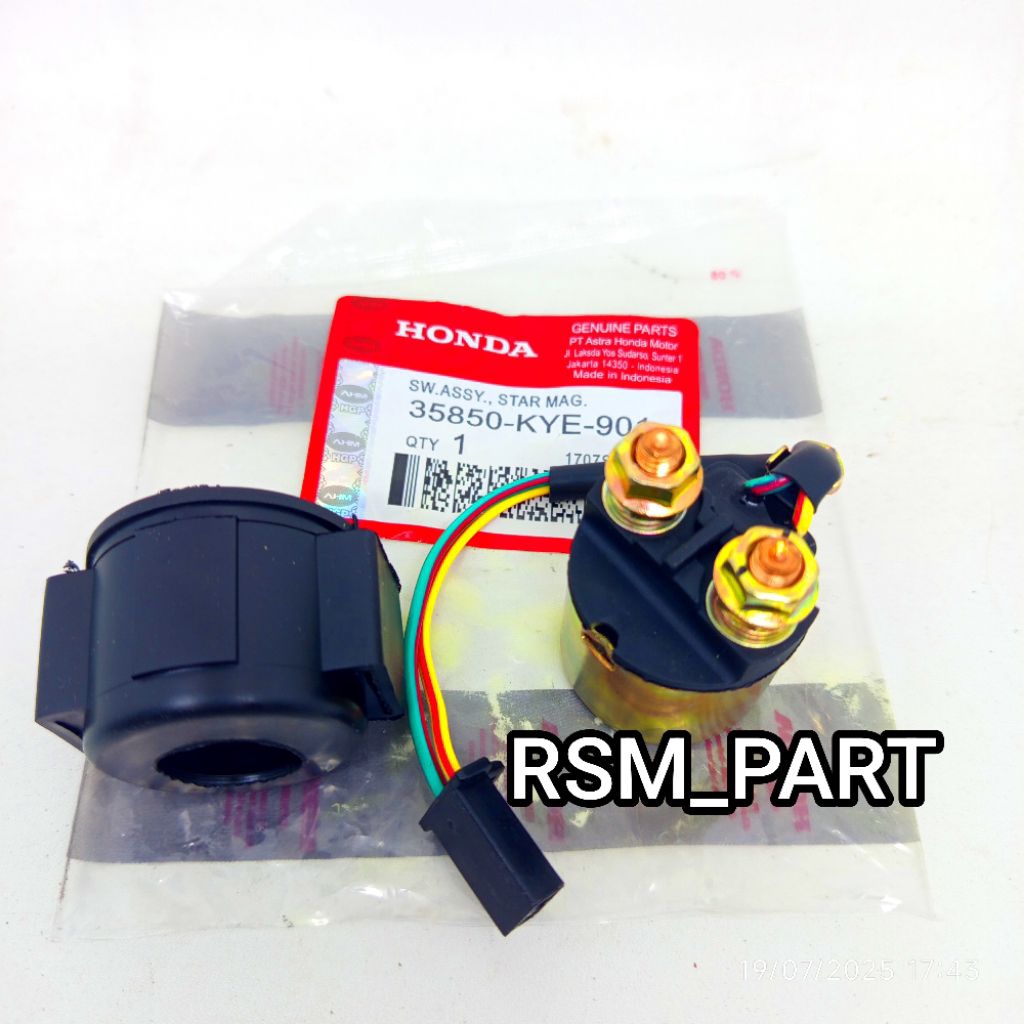 KYE BENDIK RELAY STARTER HONDA CB CBR 150R VERZA MEGAPRO NEW TIGER CRF Bendik Stater Verza CB 150 CB