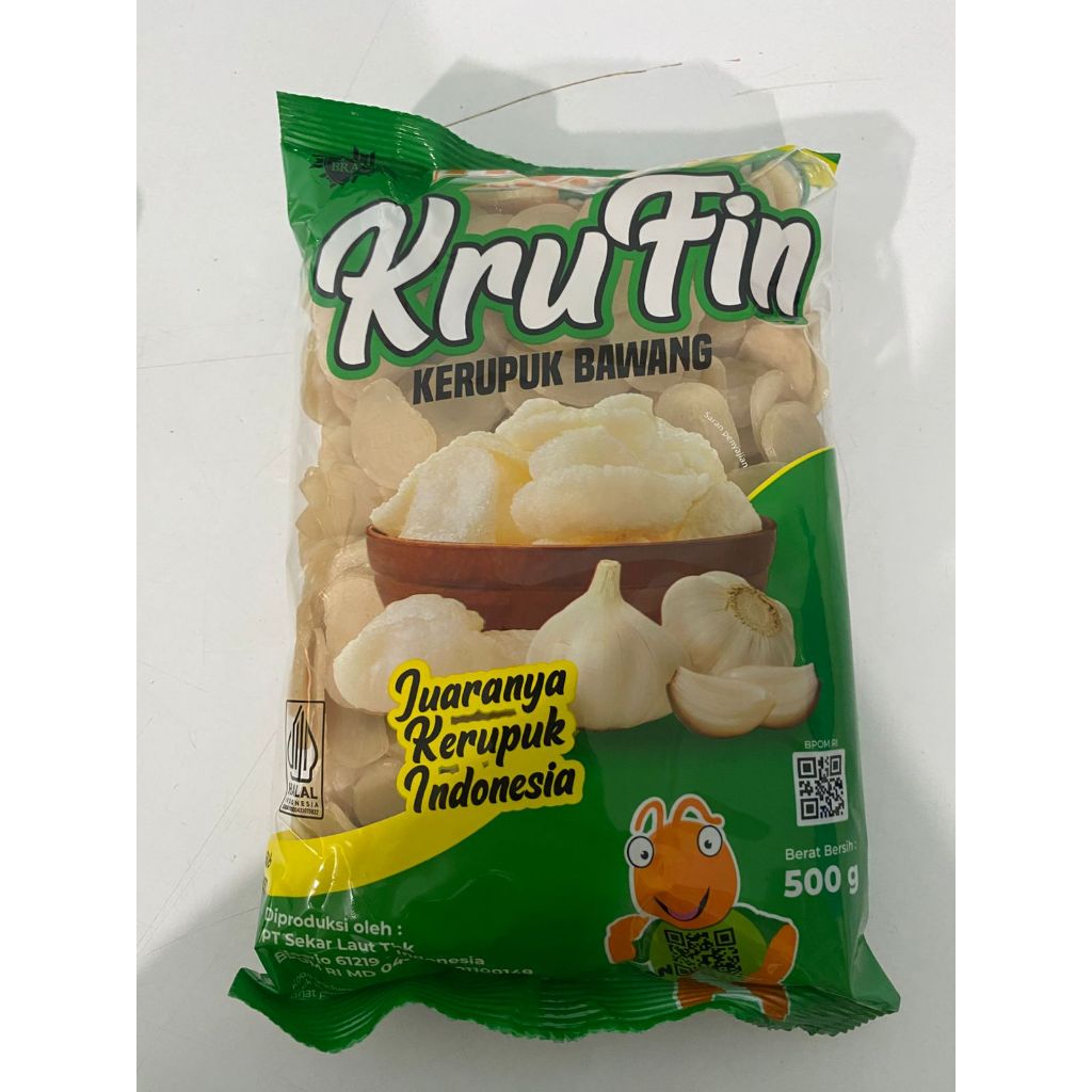 

Kerupuk Bawang Finna Krufin 250g - 500g