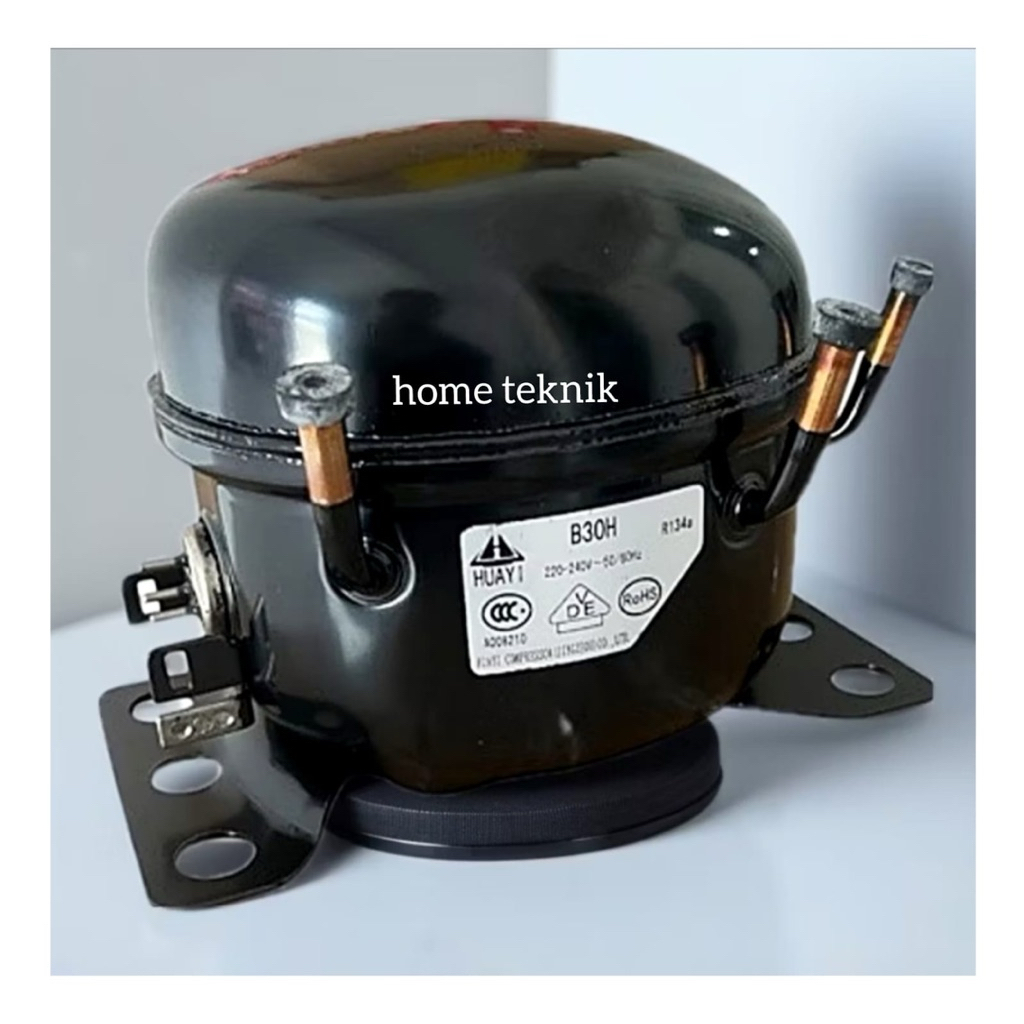 Kompresor Kulkas Sharp 1 Pintu 1/8Ph R134 Ori Huayi B30H Baru