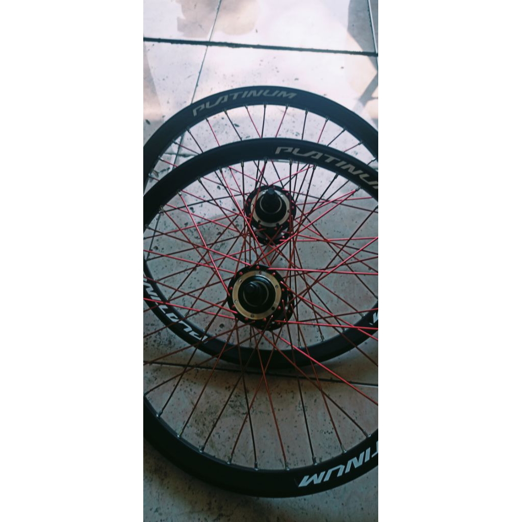 wheel seat platinum  pelek rims BMX pelek sepeda ontel