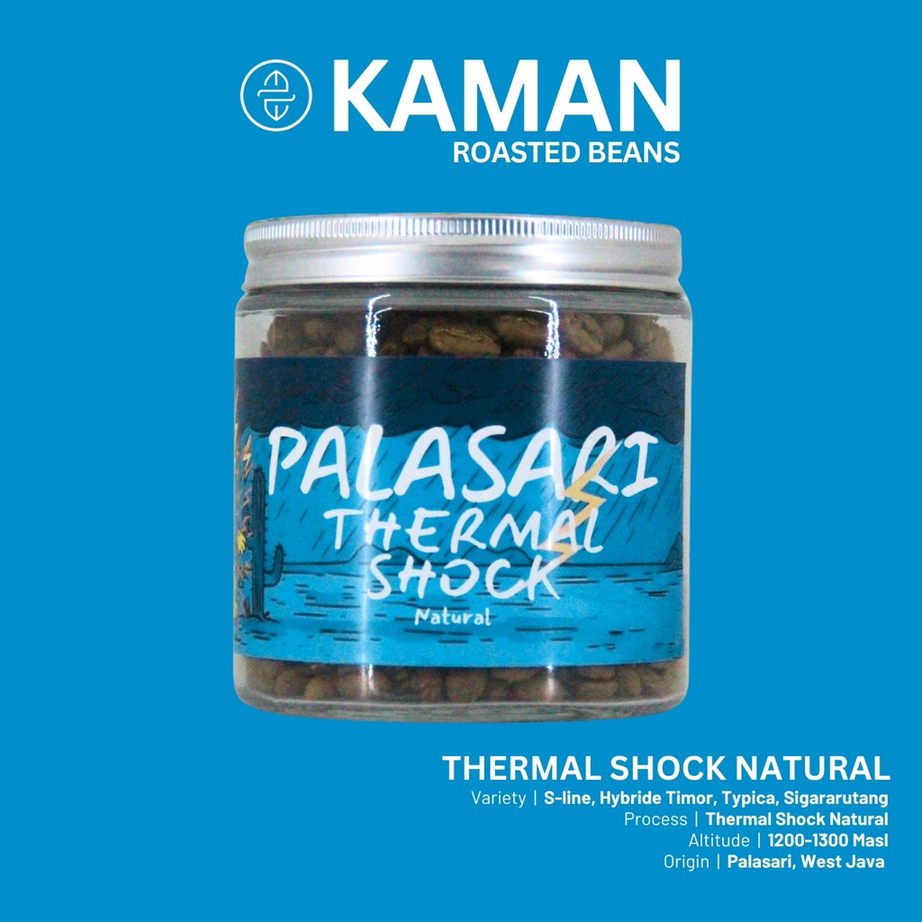 

Single Origin Kaman Coffee Roaster : Arabica Thermal Shock Natural Sunda Palasari