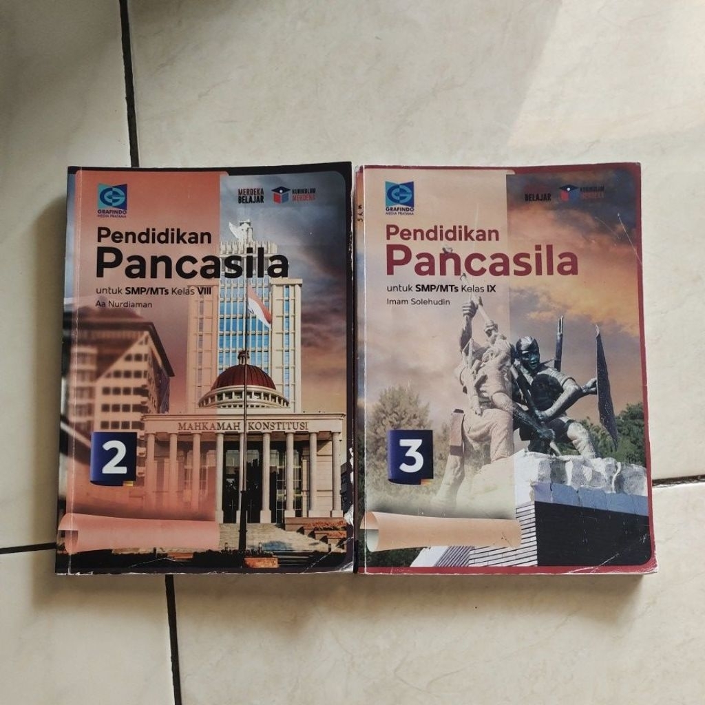 MURAH Buku PPKN (SECOND) kurikulum merdeka kelas 8 dan kelas 9