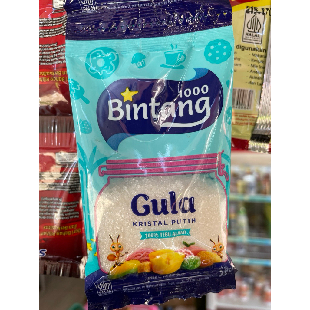 

GULA PASIR SERIBU BINTANG 35g