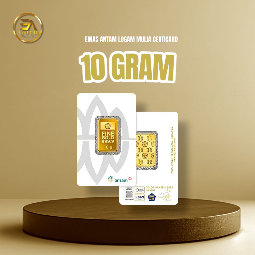 Logam mulia antam 10 Gram