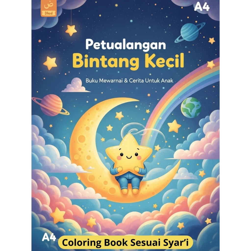 

Buku Mewarnai & Cerita Anak — Petualangan Bintang Kecil