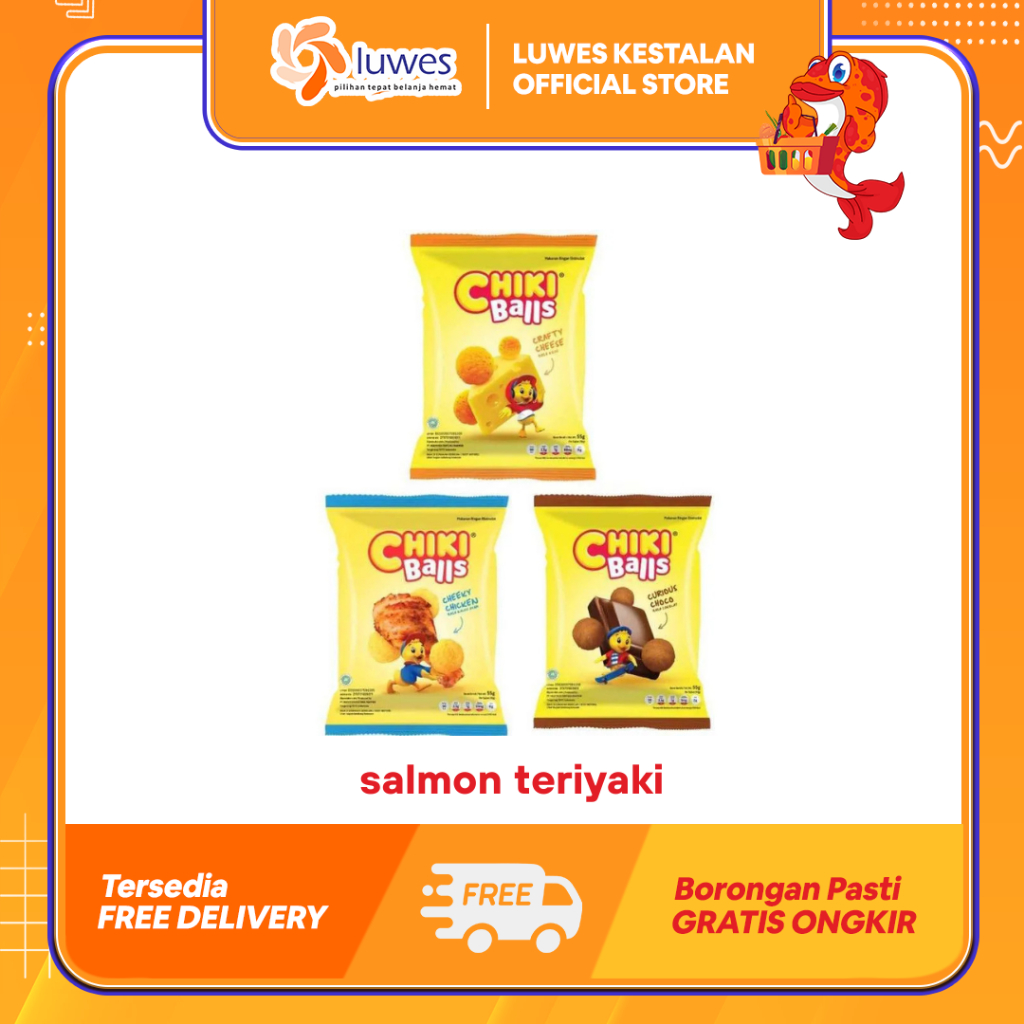 

Chiki Balls Snack 55gr Curios Choco / Cheeky Chiken Memiliki Rasa Yang Istimewa & Cocok Dinikmati Bersama Keluarga