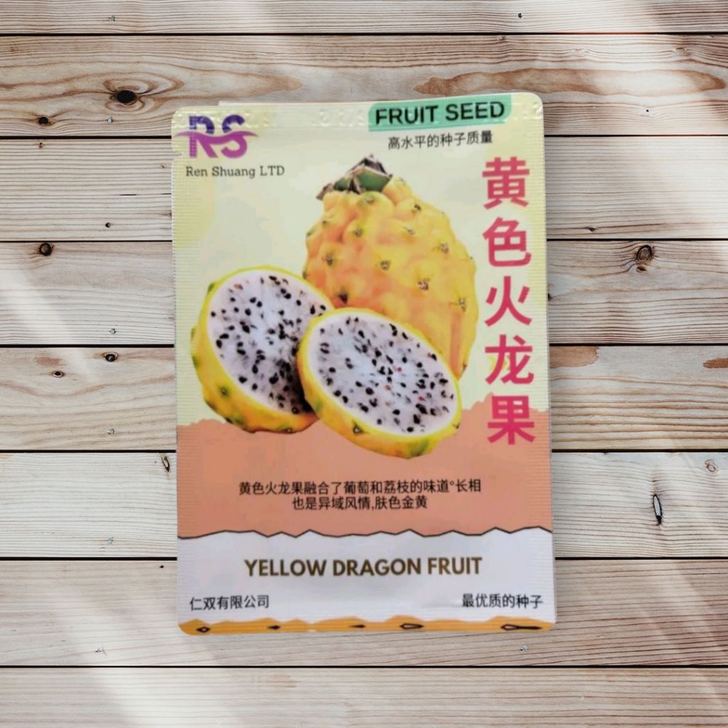 kemasan premium biji benih buah naga kuning import