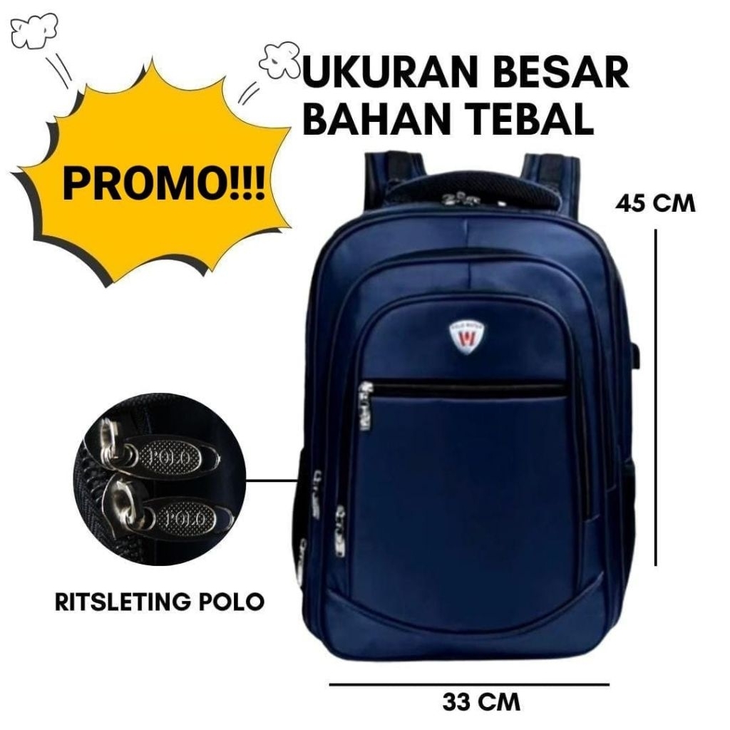 Tas Ransel Backpack Laptop ANTI AIR Pria Wanita