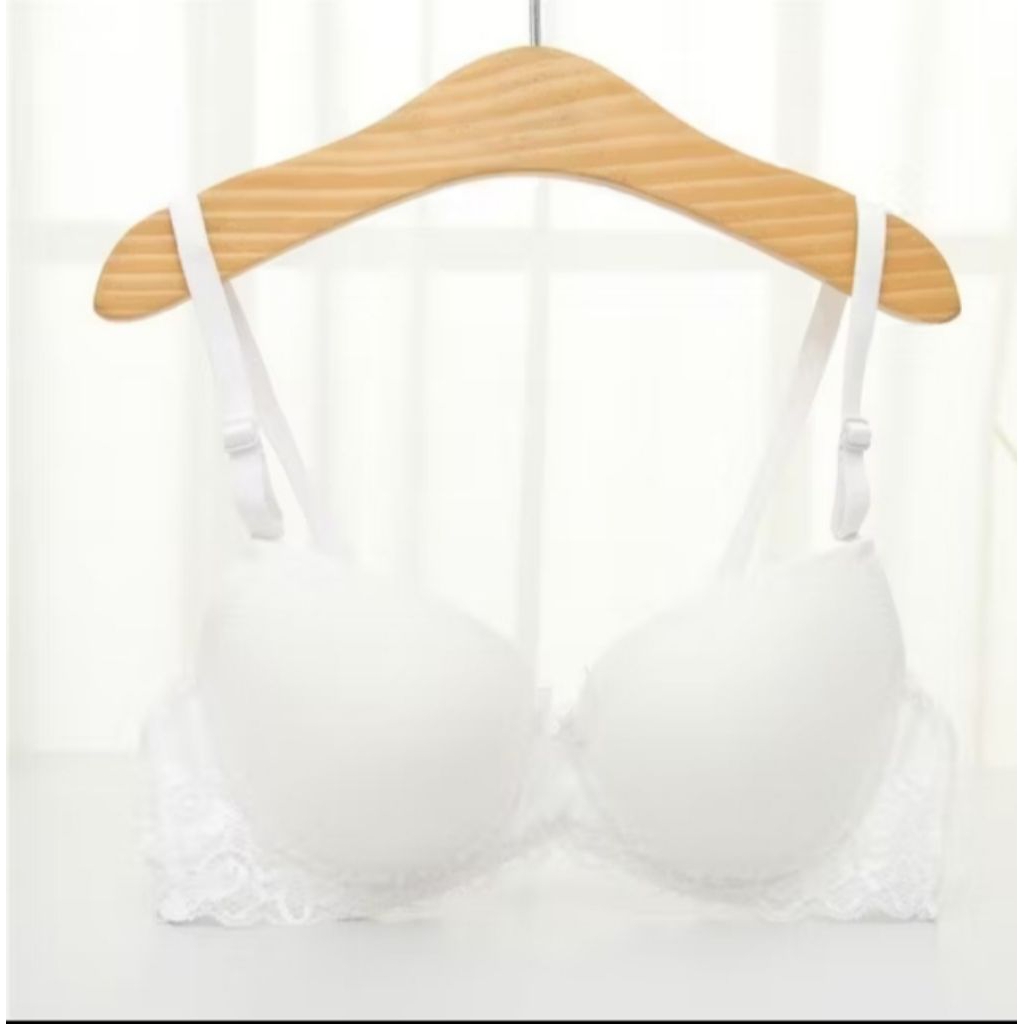 Bra / bh wanita warna  Putih Renda Kawat