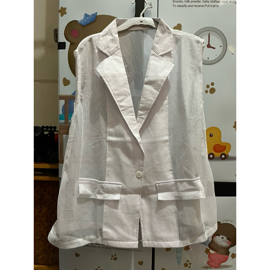 new outer jaring putih