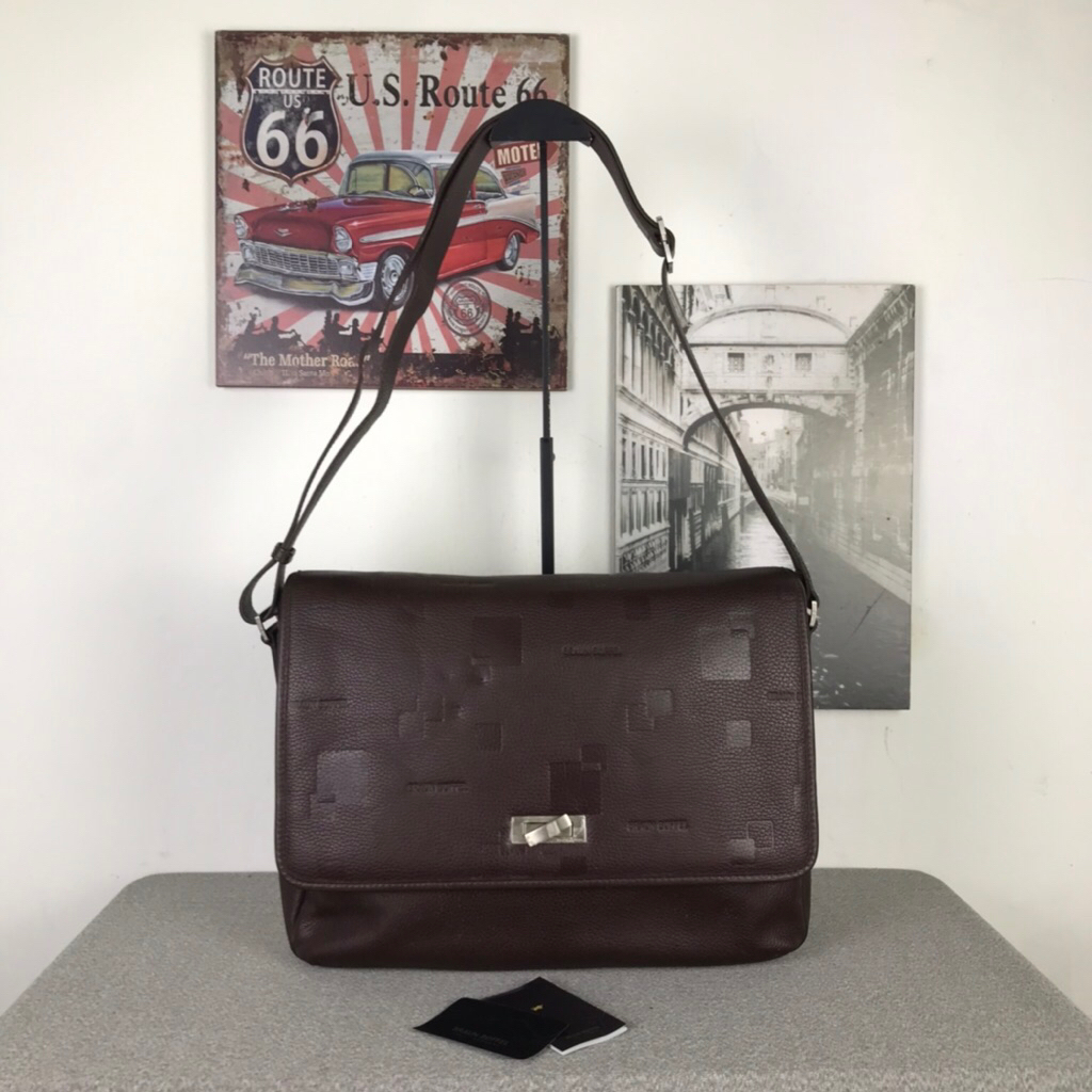 Braun buffel Briefcase tas kantor 170725