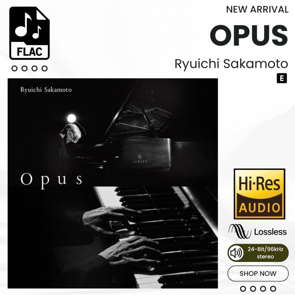 Opus Ryuichi Sakamoto Album lagu FLAC Hi-Res Lossless 24bit 96kHz