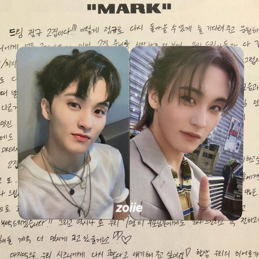 Photocard Mark Target Exclusive Starchatting ISTJ Dreamscape Nct Dream Official