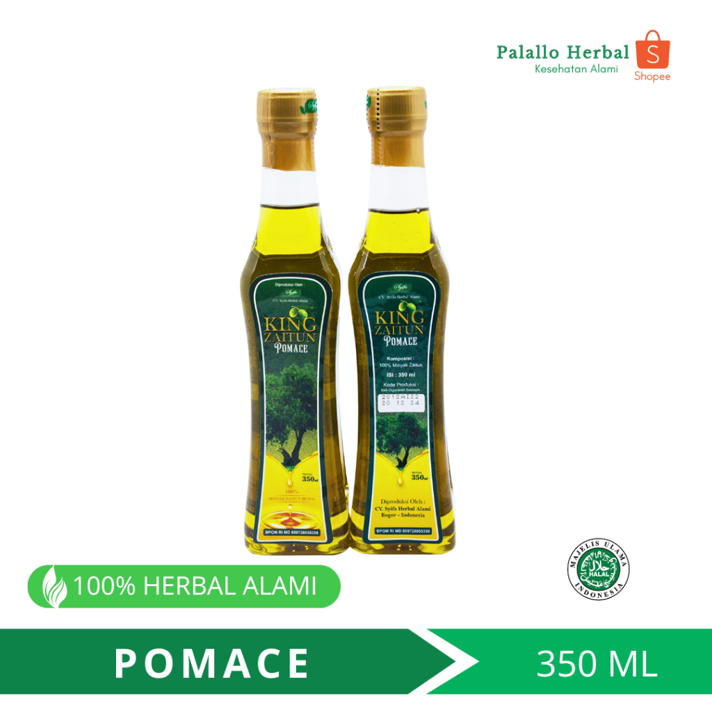 

Minyak Zaitun King Pomace Syifa 350ml Minyak Zaitun Murni Rendah Kolesterol