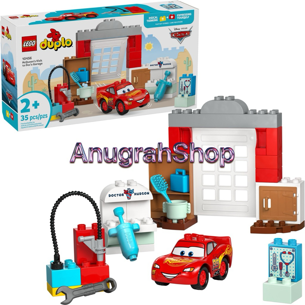 LEGO 10456 DUPLO 2025 McQueen Visit to Doc Garage
