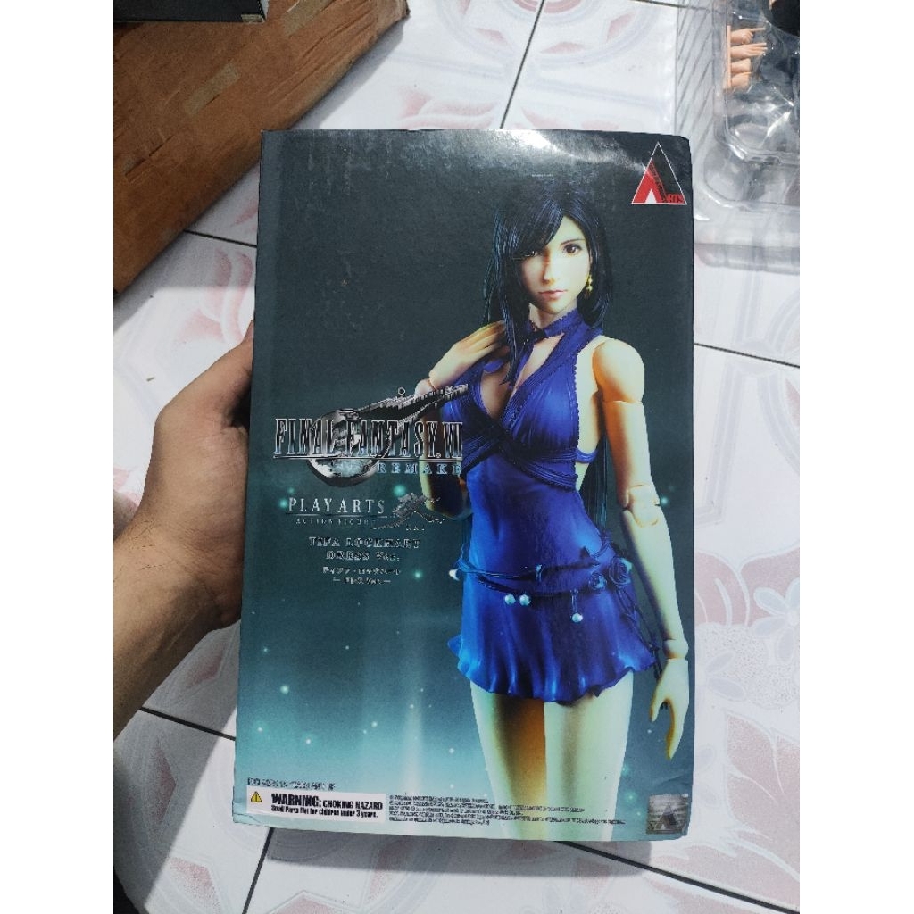 Play Arts Kai Tifa Dress Version Final Fantasy 7 remake ori figure FF7 FFVII FF VII lockhart