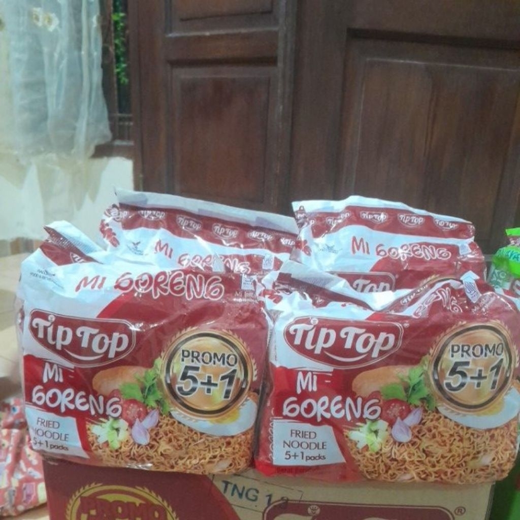 

Mie Tip Top goreng pack isi 6pc x 68g