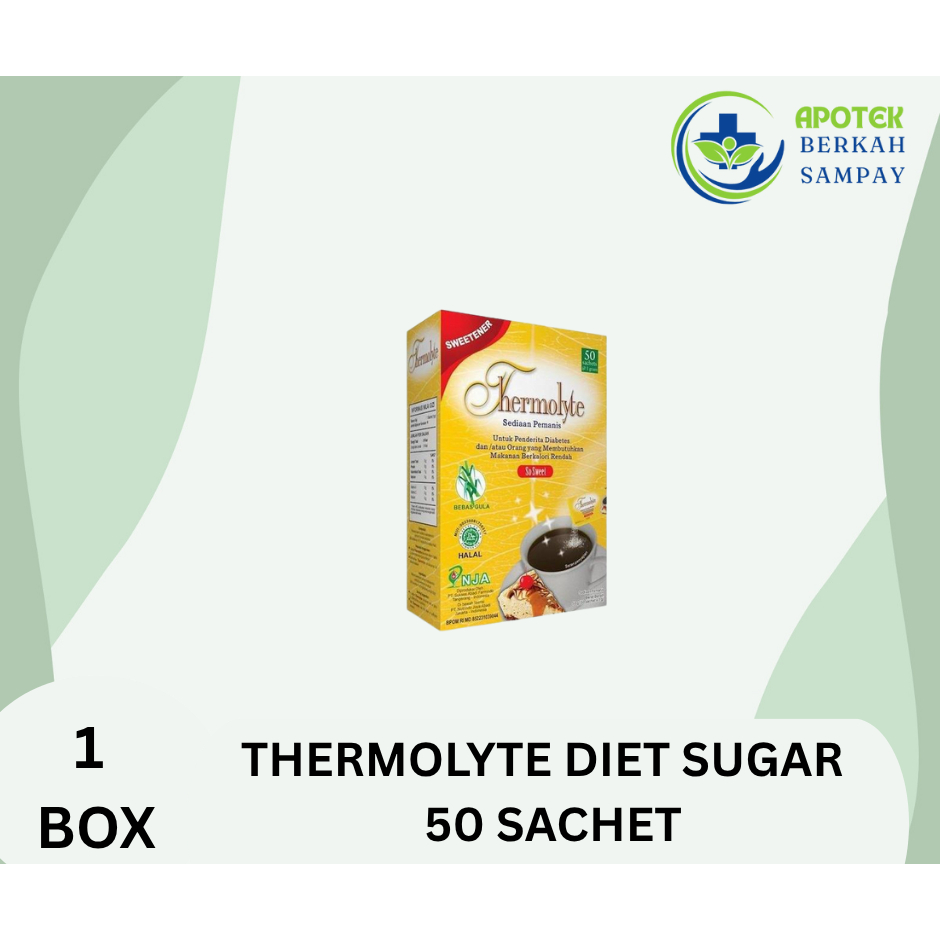 

THERMOLYTE DIET SUGAR 50 SACHET // BOX