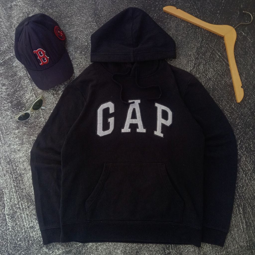 HOODIE GAP NAVY UNISEX DEWASA SECOND ORIGINAL
