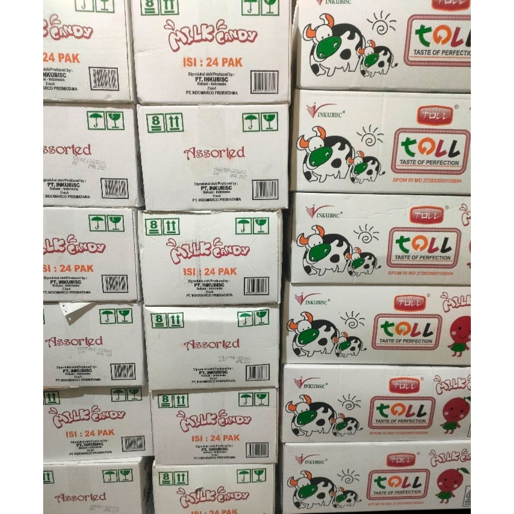 

TOLL MILK CANDY 1 DUS 24x120g