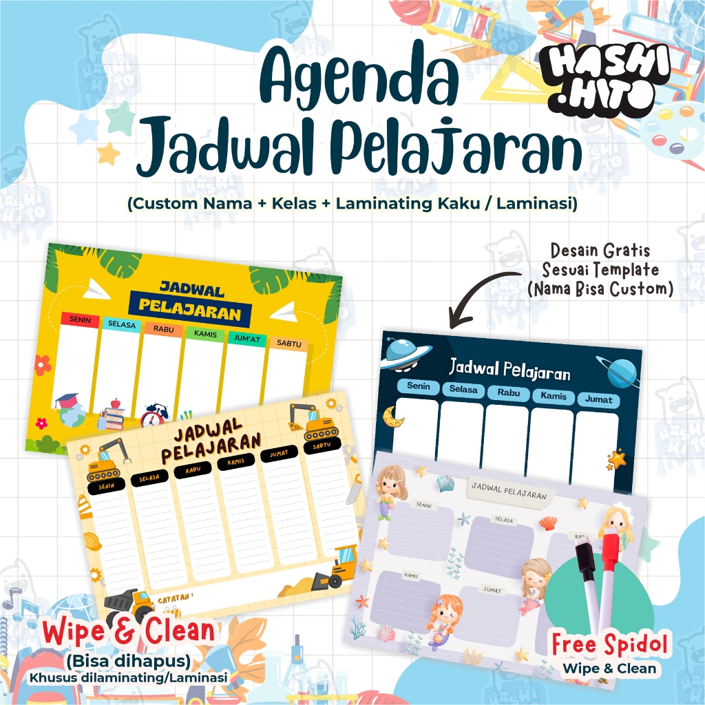 

JADWAL PELAJARAN CUSTOM / JADWAL PELAJARAN / JADWAL MURID / CLASS SCHEDULE / JADWAL / JADWAL SISWA / JADWAL PIKET