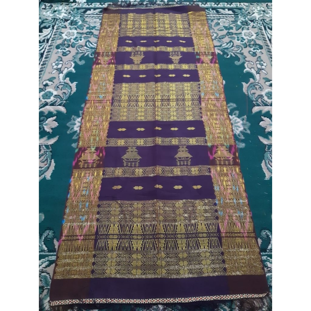 Uis Nipes Karo Sutra Rumah Adat Coklat Kopi Gosong