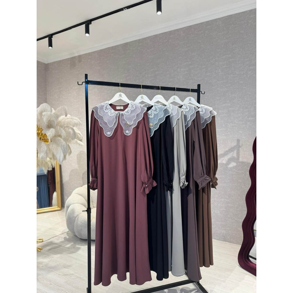 Shellasaukia Dress Rempel dada terbaru