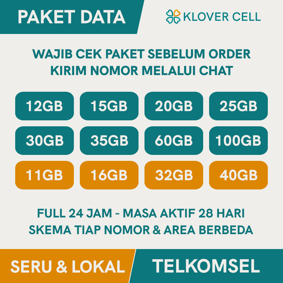 [CEK NOMOR] Promo Kuota Telkomsel Super Seru & Lokal Jawa Bali Tembak/Inject Paket Data Tsel Telkoms