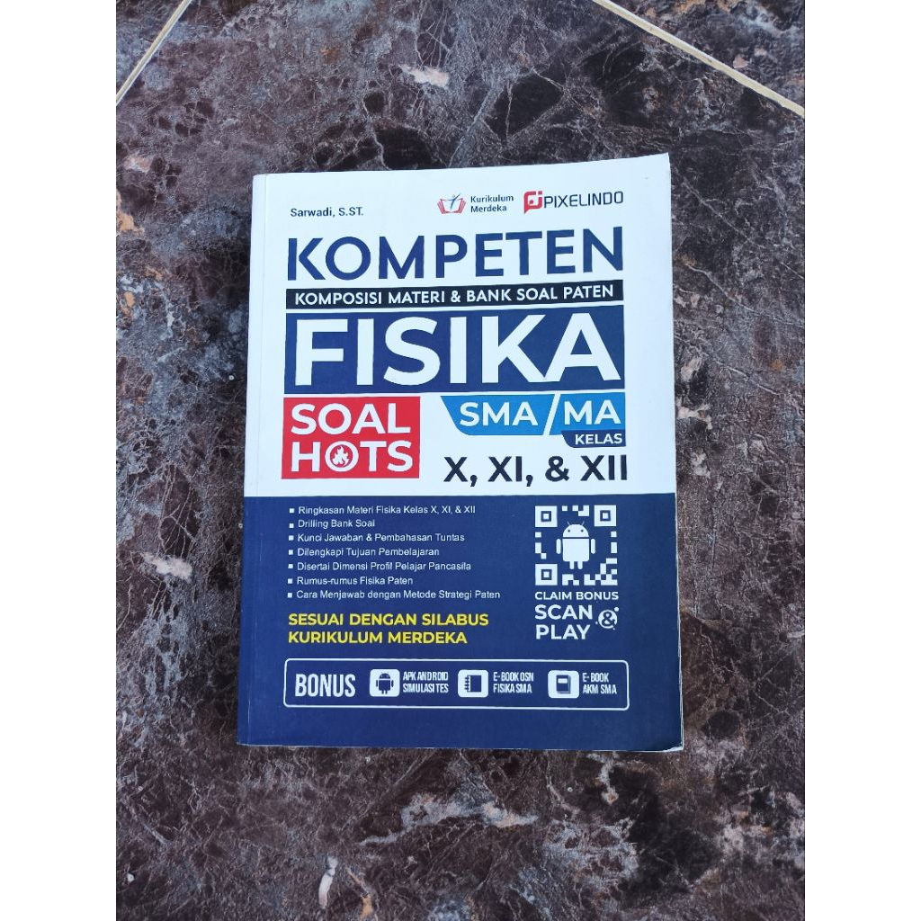 Preloved Buku kompeten Fisika SMA