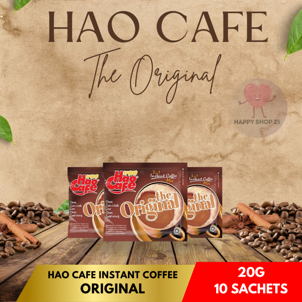 

Hao Cafe Instant Coffee The Original (10 sachets x 20g) Original Instant Coffee