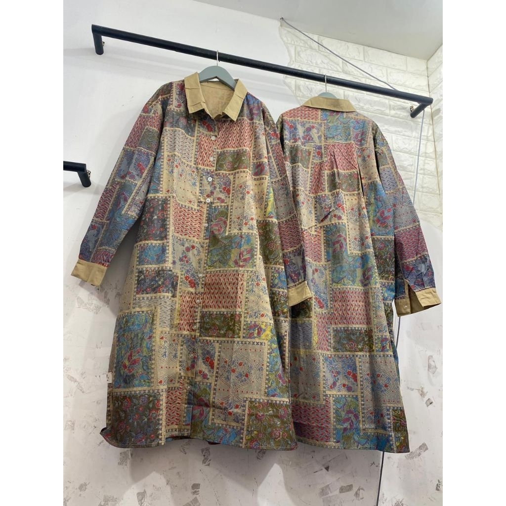 Kemeja tunik oversize LD 120 Pb 100