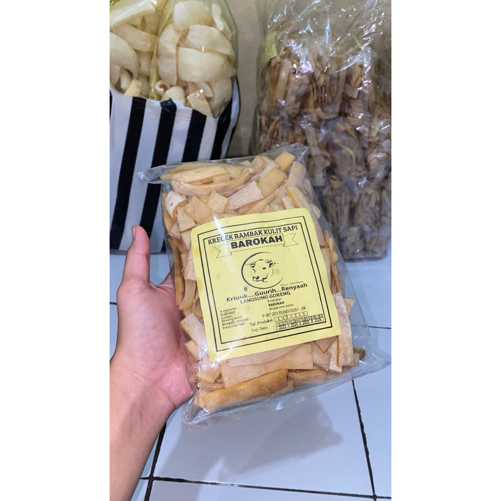 

Stick Rambak Kulit Sapi Premium 500gr – Kerupuk Mentah Siap Goreng | Kriuk Gurih Renyah