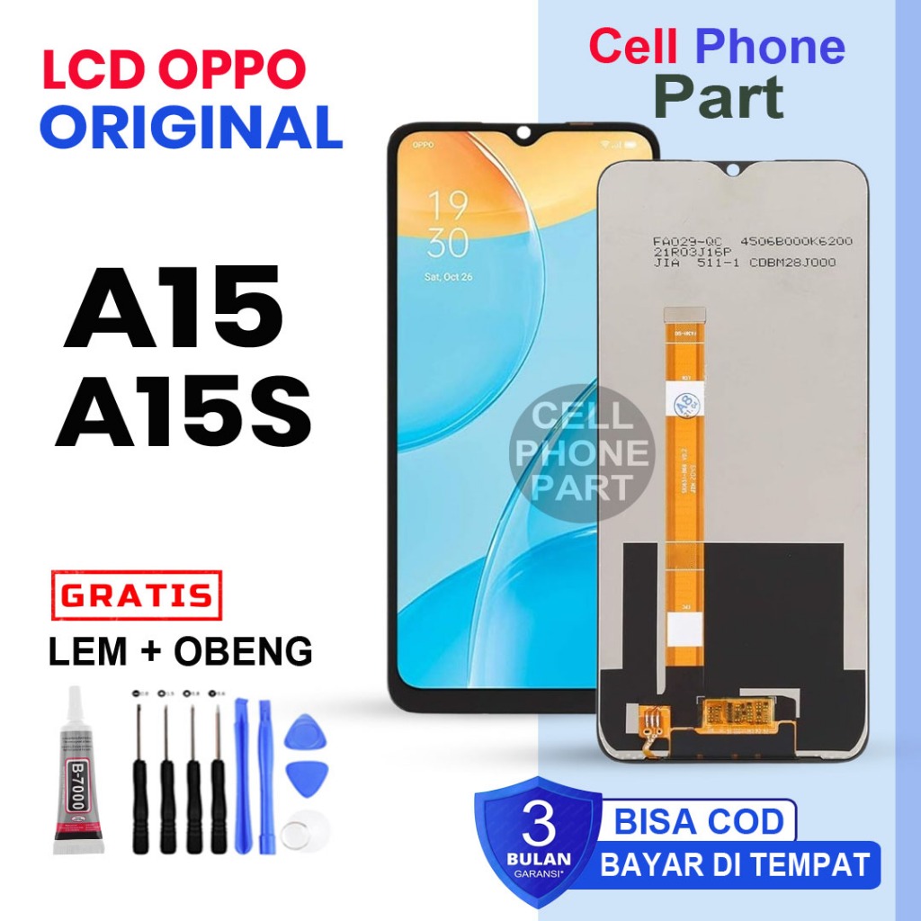 Lcd Oppo A15 A15S Original Fullset Touchscrenn