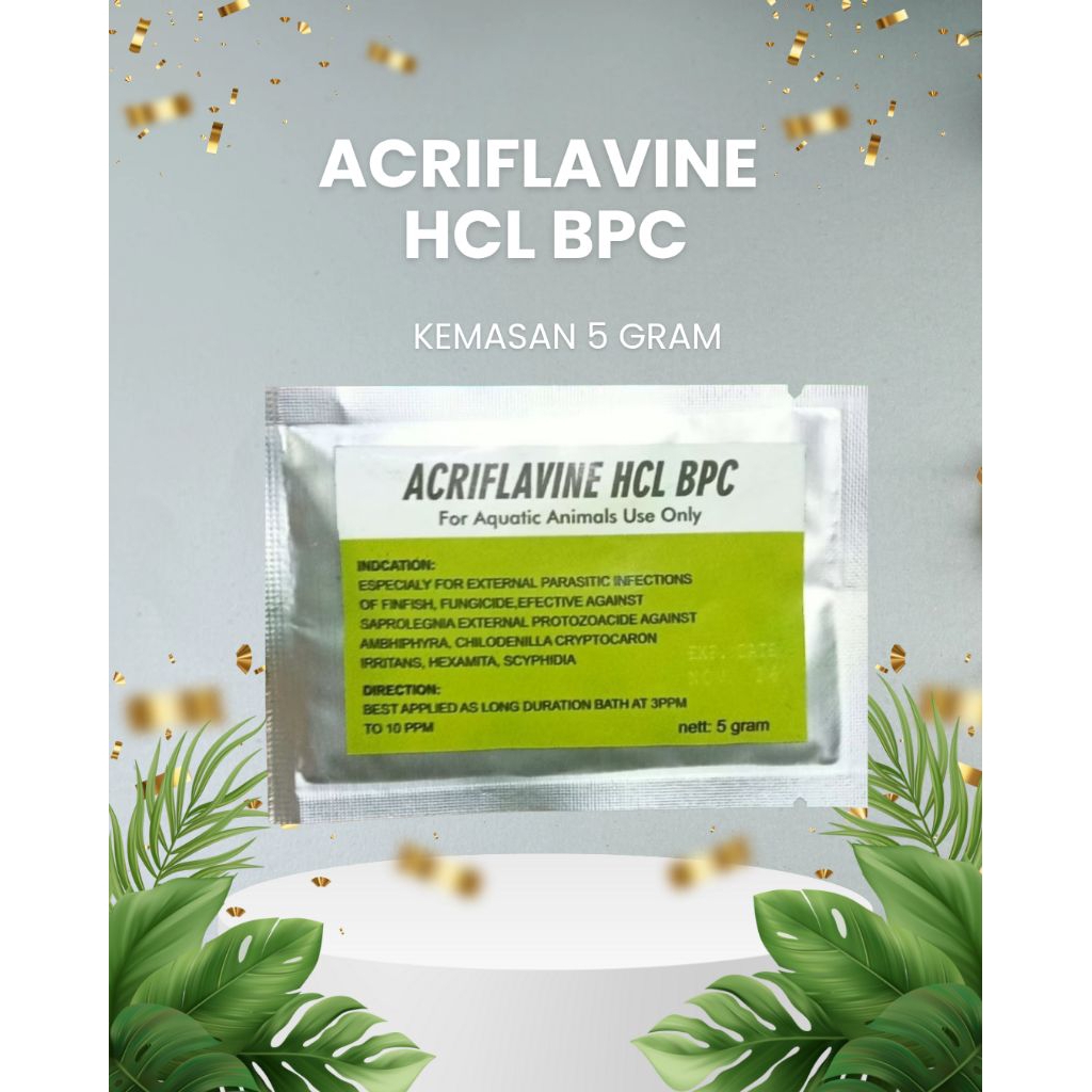 Syafatummy Acriflavine Hcl 5Gram / Acriflavine Hcl /Acriflavine/Acriflavine