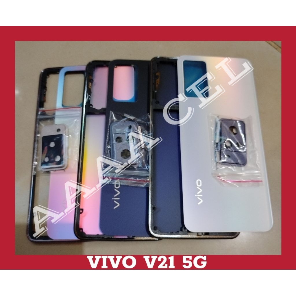 KESING CESING BACKDOOR+BEZEL+RING KAMERA VIVO V21 5G