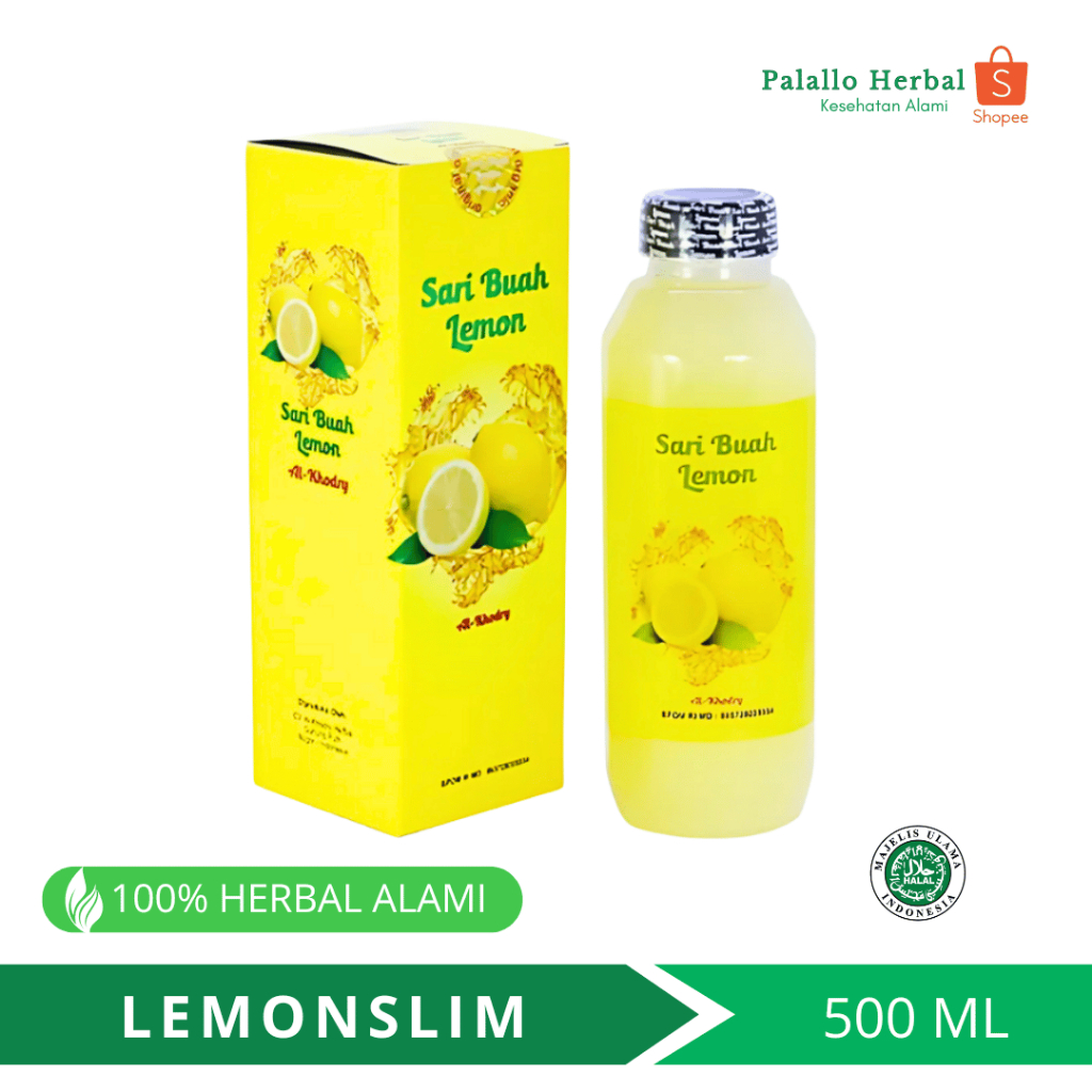 

Sari Buah Lemon LEMONSLIM Al-Khodry | Lemon Slim Original 500ml Minuman Lemon untuk Diet