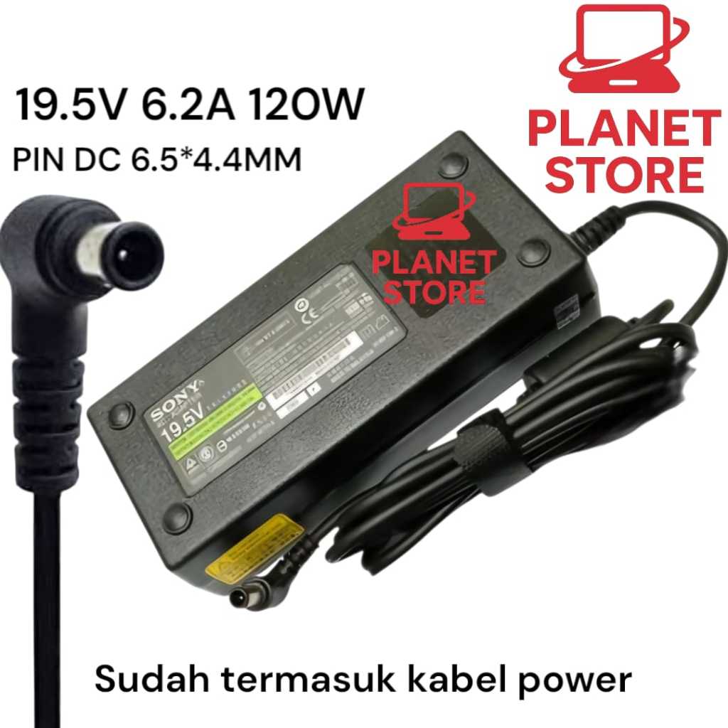 CHARGER CASAN TV LED SONY BRAVIA 50 - 60 INCH 19.5V 6.2A 120W