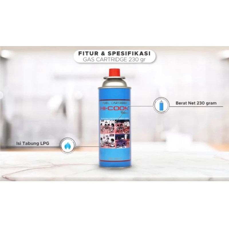 Gas Cartridge Hi Cook /Gas portable/Gas kaleng Hi Cook