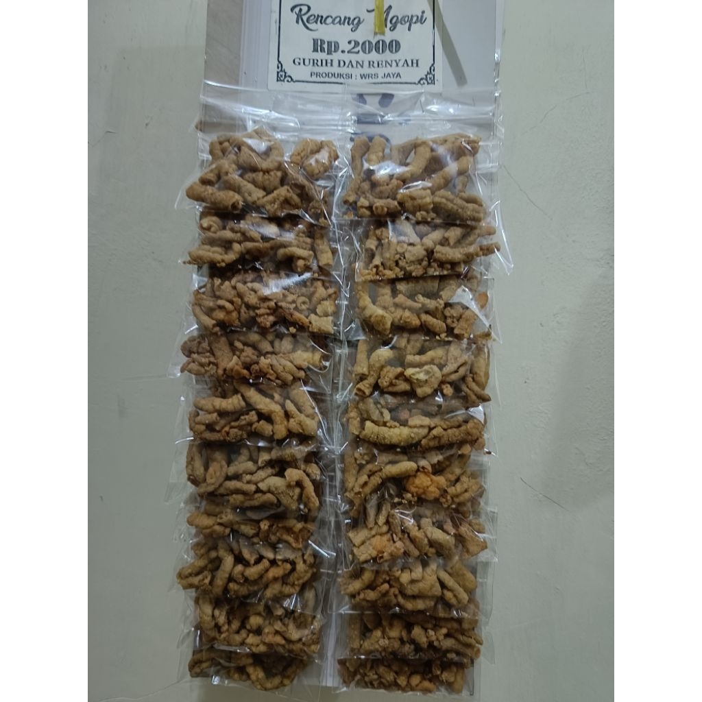 

kripik usus rencengan