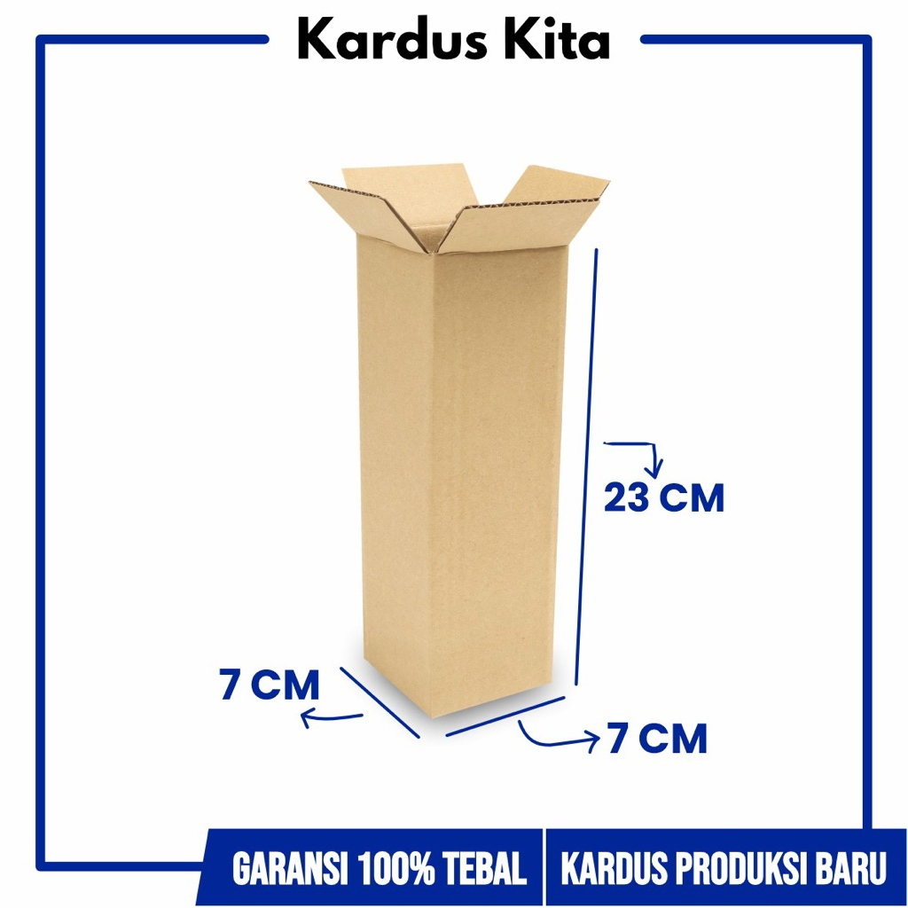 

KARDUS BOX PACKING UKURAN 13 x 8 x 8cm TEBAL BERKUALITAS