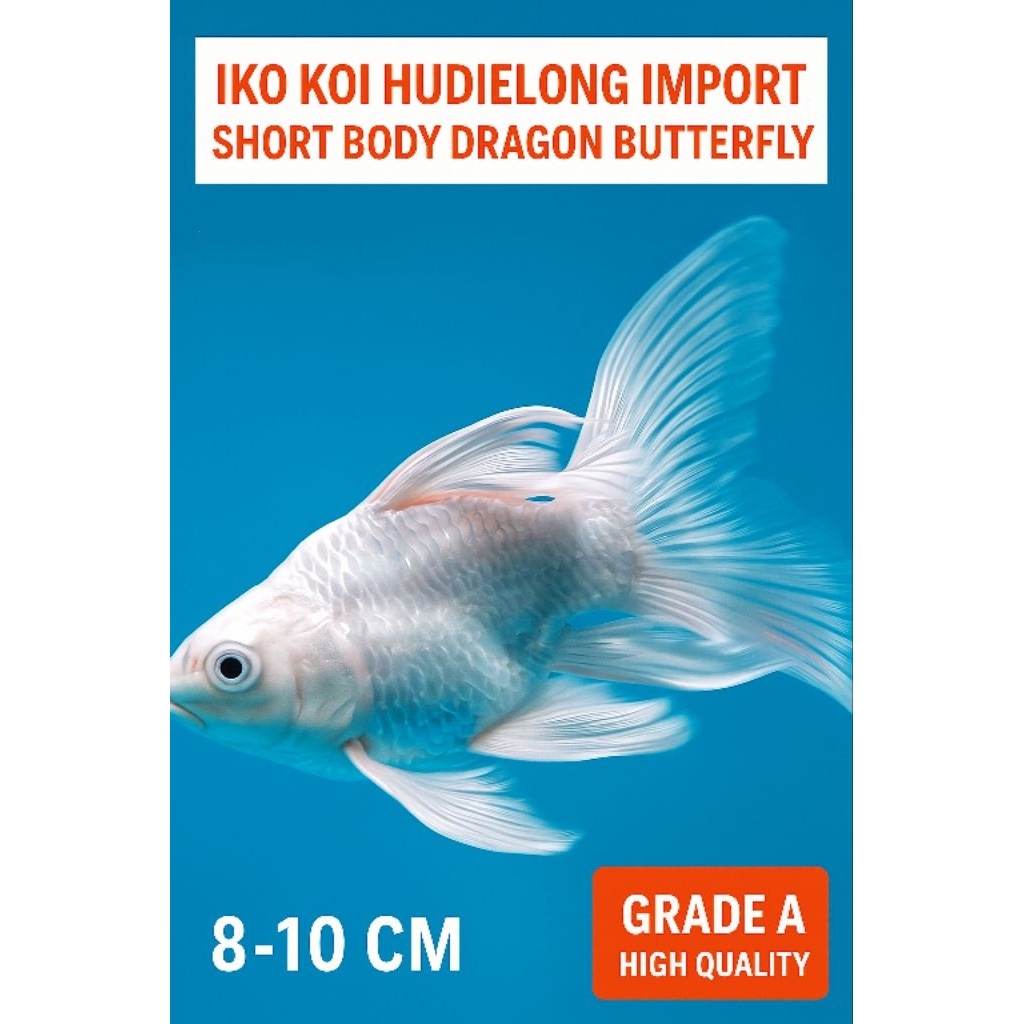 Ikan Koi Hudielong Import Dragon Butterfly High Quality